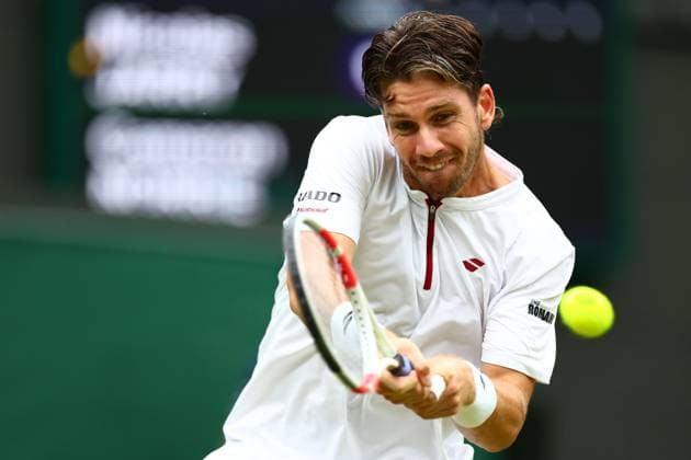 Cameron Norrie during his fourth round match Wimbledon Tennis Championships, Day 7, The All England Lawn Tennis and Croquet Club, London, UK - 06 Jul 2025London The All England Lawn Tennis and United Kingdom  Copyright: xJamesxMarsh Shutterstockx 15387062bn