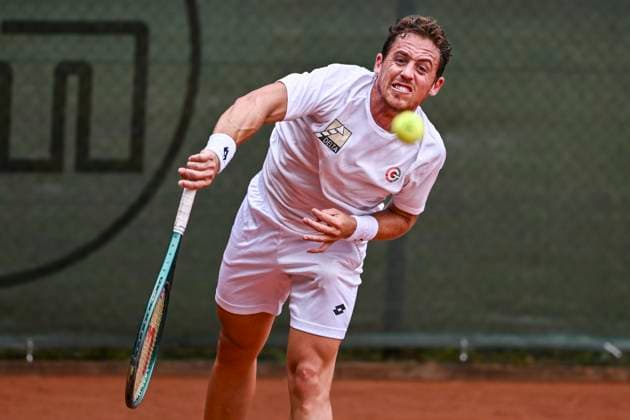 Roberto Carballes Baena ESP 06.07.2025 Tennis 1. Bundesliga Herren, TC Bredeney vs TC Großhesselohe, Tennis Club Bredeney, Essen,