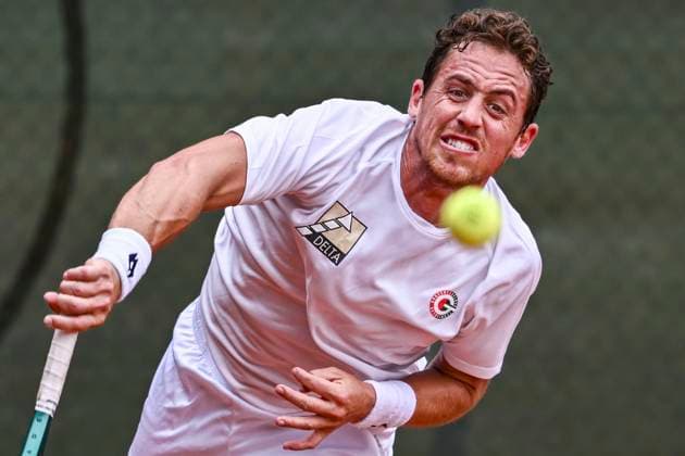 Roberto Carballes Baena ESP 06.07.2025 Tennis 1. Bundesliga Herren, TC Bredeney vs TC Großhesselohe, Tennis Club Bredeney, Essen,