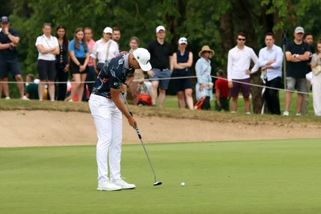 BMW International Open, Eichenried, 06.07.2025 Golf, BMW International Open, Eichenried, 06.07.2025, Tag 4 Bild: Matti, Schmid (GER) beim Putt Copyright: xBEAUTIFULxSPORTS NilsxKoepkex