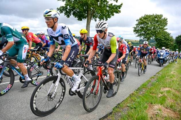 Tour de France 2025 Stage 2 BOULOGNE-SUR-MER, FRANCE - JULY 06 : Rider of Intermarche - Wanty during stage 2 of the 112th edition of Tour de France an UCI World Tour 2.UWT cycling road race stage for Men Elite of 212 km with start in Lauwin-Planque and finish in Boulogne-sur-Mer on July 6, 2025 in Boulogne-sur-Mer, France, 06 07 2025 ( Motordriver Kenny Verfaillie - Boulogne-sur-Mer France  Copyright: xJanxDexMeuleneirx
