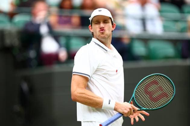 Nicolas Jarry during his fourth round match Wimbledon Tennis Championships, Day 7, The All England Lawn Tennis and Croquet Club, London, UK - 06 Jul 2025London The All England Lawn Tennis and United Kingdom  Copyright: xJamesxMarsh Shutterstockx 15387062cw