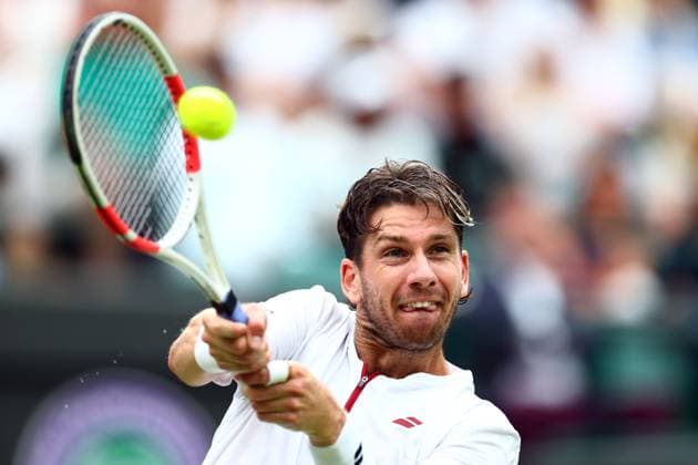Cameron Norrie during his fourth round match Wimbledon Tennis Championships, Day 7, The All England Lawn Tennis and Croquet Club, London, UK - 06 Jul 2025London The All England Lawn Tennis and United Kingdom  Copyright: xJamesxMarsh Shutterstockx 15387062cx