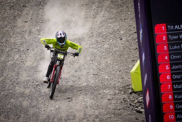 Whoop Downhill Worldcup La Thuile ALRAN Max COMMENCAL MUC-OFF BY RIDING ADDICTIONat Whoop Downhill Worldcup La Thuile, 06.07.2025,in La Thuile,ITA Foto: Sebastian Sternemann
