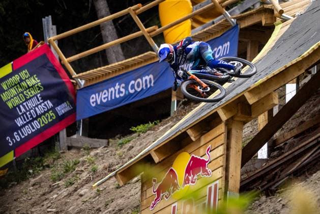 Whoop Downhill Worldcup La Thuile MEIER-SMITH Luke GIANT FACTORY OFF-ROAD TEAM - DHat Whoop Downhill Worldcup La Thuile, 06.07.2025,in La Thuile,ITA Foto: Sebastian Sternemann