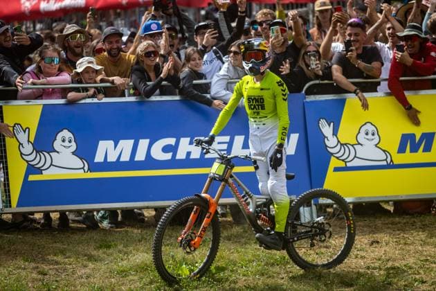 Whoop Downhill Worldcup La Thuile GOLDSTONE Jackson * SANTA CRUZ SYNDICATEat Whoop Downhill Worldcup La Thuile, 06.07.2025,in La Thuile,ITA Foto: Sebastian Sternemann