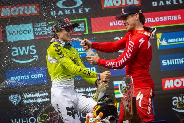 Whoop Downhill Worldcup La Thuile GOLDSTONE Jackson * SANTA CRUZ SYNDICATEat Whoop Downhill Worldcup La Thuile, 06.07.2025,in La Thuile,ITA Foto: Sebastian Sternemann