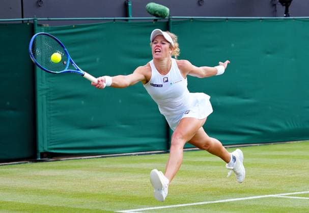 Laura Siegemund during her fourth round match Wimbledon Tennis Championships, Day 7, The All England Lawn Tennis and Croquet Club, London, UK - 06 Jul 2025London The All England Lawn Tennis and United Kingdom  Copyright: xJavierxGarcia Shutterstockx 15387061dn