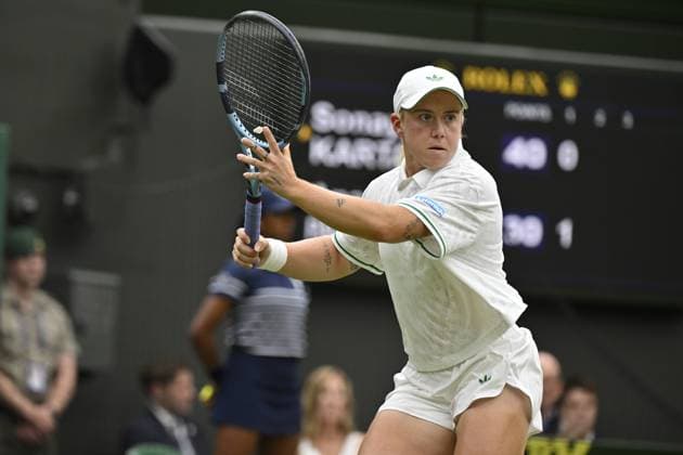 Tennis : Wimbledon -2025 - ITF - Tennis - Wimbledon - ITF - Sonay Kartal - Angleterre GB  Copyright: xChryslenexCaillaudx xPznewsx