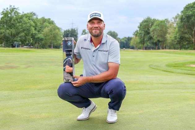 Gewinner der 36. BMW international Open, Daniel Brown (ENG), 36. BMW International Open 2025, Golf, DP World Tour, Herren, Finale, 06.07.2025 Eichenried Bayern Deutschland