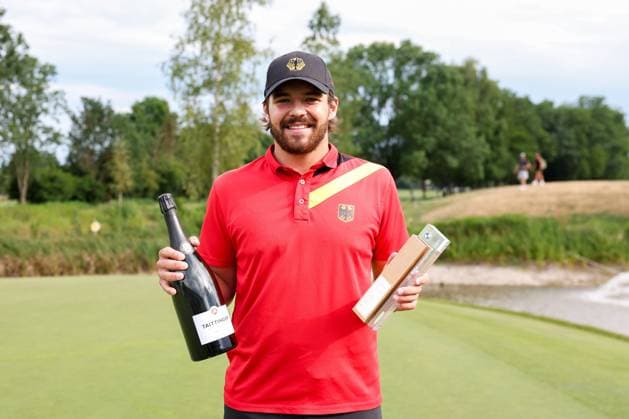 Amateur Tim Wiedemeyer (GER), 36. BMW International Open 2025, Golf, DP World Tour, Herren, Finale, 06.07.2025 Eichenried Bayern Deutschland
