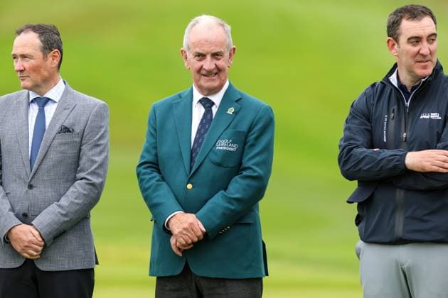 KPMG Women s Irish Open 2025, Carton House, Maynooth 6 7 2025 Golf Ireland President Michael Evans Michael Evans 6 7 2025  Copyright: x INPHO LaszloxGeczox 0N8A0189_1