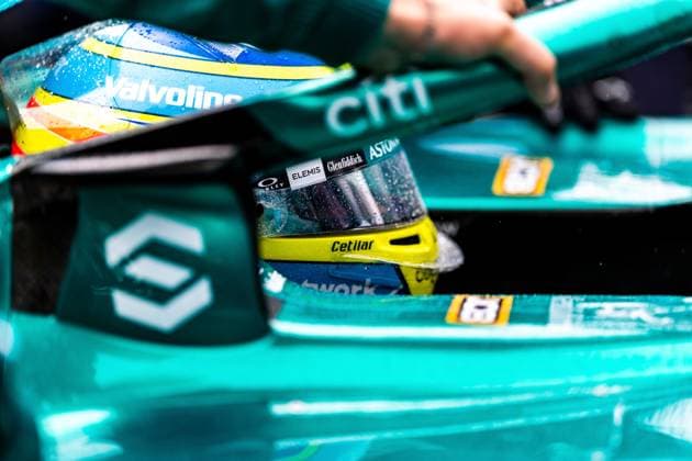 06.07.2025, Silverstone Circuit, Silverstone, FORMULA 1 QATAR AIRWAYS BRITISH GRAND PRIX 2025 , im Bild Fernando Alonso (ESP), Aston Martin Aramco Cognizant Formula One Team (Photo by Martin Trenkler Hasan Bratic DeFodi Images)