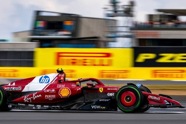 06.07.2025, Silverstone Circuit, Silverstone, FORMULA 1 QATAR AIRWAYS BRITISH GRAND PRIX 2025 , im Bild Lewis Hamilton (GBR), Scuderia Ferrari HP (Photo by Martin Trenkler Hasan Bratic DeFodi Images)