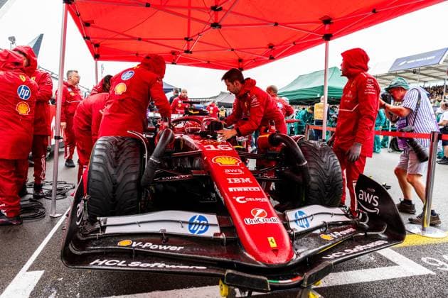 06.07.2025, Silverstone Circuit, Silverstone, FORMULA 1 QATAR AIRWAYS BRITISH GRAND PRIX 2025 , im Bild Charles Leclerc (MCO), Scuderia Ferrari HP (Photo by Martin Trenkler Hasan Bratic DeFodi Images)