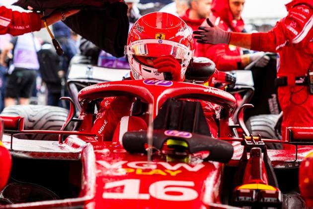 06.07.2025, Silverstone Circuit, Silverstone, FORMULA 1 QATAR AIRWAYS BRITISH GRAND PRIX 2025 , im Bild Charles Leclerc (MCO), Scuderia Ferrari HP (Photo by Martin Trenkler Hasan Bratic DeFodi Images)