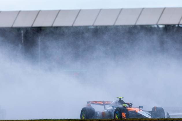 06.07.2025, Silverstone Circuit, Silverstone, FORMULA 1 QATAR AIRWAYS BRITISH GRAND PRIX 2025 , im Bild Sieger Lando Norris (GBR), McLaren F1 Team (Photo by Martin Trenkler Hasan Bratic DeFodi Images)