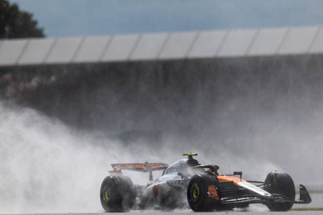 06.07.2025, Silverstone Circuit, Silverstone, FORMULA 1 QATAR AIRWAYS BRITISH GRAND PRIX 2025 , im Bild Sieger Lando Norris (GBR), McLaren F1 Team (Photo by Martin Trenkler Hasan Bratic DeFodi Images)