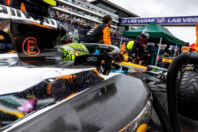 06.07.2025, Silverstone Circuit, Silverstone, FORMULA 1 QATAR AIRWAYS BRITISH GRAND PRIX 2025 , im Bild Sieger Lando Norris (GBR), McLaren F1 Team (Photo by Martin Trenkler Hasan Bratic DeFodi Images)