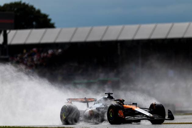 06.07.2025, Silverstone Circuit, Silverstone, FORMULA 1 QATAR AIRWAYS BRITISH GRAND PRIX 2025 , im Bild 2.Platz für Oscar Piastri (AUS), McLaren F1 Team (Photo by Martin Trenkler Hasan Bratic DeFodi Images)