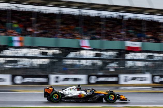 06.07.2025, Silverstone Circuit, Silverstone, FORMULA 1 QATAR AIRWAYS BRITISH GRAND PRIX 2025 , im Bild 2.Platz für Oscar Piastri (AUS), McLaren F1 Team (Photo by Martin Trenkler Hasan Bratic DeFodi Images)