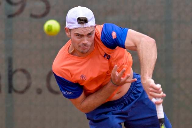 Maximilian Marterer GER 06.07.2025 Tennis 1. Bundesliga Herren, TC Bredeney vs TC Großhesselohe, Tennis Club Bredeney, Essen,