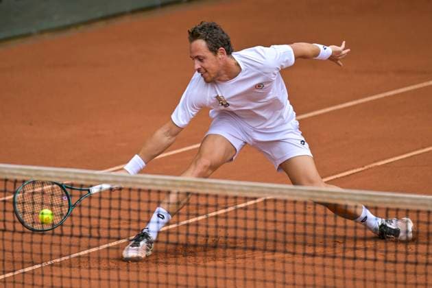 Roberto Carballes Baena ESP 06.07.2025 Tennis 1. Bundesliga Herren, TC Bredeney vs TC Großhesselohe, Tennis Club Bredeney, Essen,