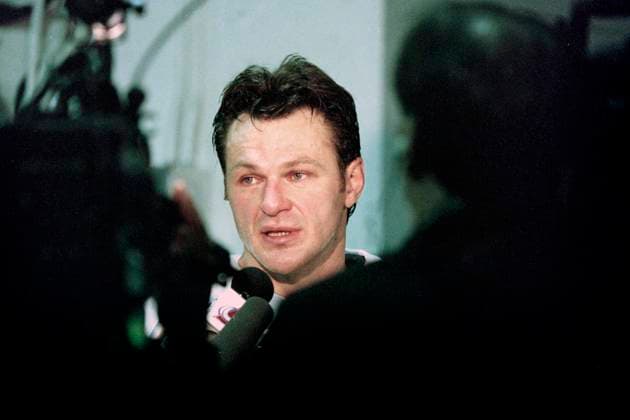 951004 Ishockey, NHL, Eishockey Herren, USA Colorado Avalanche, förhands: Claude Lemieux, Colorado Avalanche. *** 951004 Ice Hockey, NHL, Colorado Avalanche, Claude Lemieux preview, Colorado Avalanche  Copyright: BILDBYRAN BB951004BB002