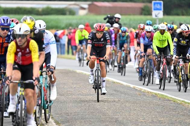 Tour de France 2025 Stage 3 DUINKERKE, FRANCE - JULY 07 : rider of Tudor Pro Cycling Team during stage 3 of the 112th edition of Tour de France an UCI World Tour 2.UWT cycling road race stage for Men Elite of 178 km with start in Valenciennes and finish in Duinkerke on July 7, 2025 in Duinkerke, France, 07 07 2025 ( Motordriver Kenny Verfaillie - Duinkerke France  Copyright: xJanxDexMeuleneirx