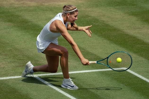 Wimbledon Championships 2025 07 Jul 2025 Hannah Klugman in action at the Wimbledon Championships 2025 AELTC London Church Road, Wimbledon, London, United Kingdom Wimbledon England, UK NEWSPAPERS OUT Copyright: xImmyxThompson-Bland IPSxPhotoxAgencyx