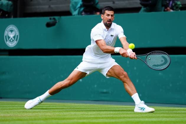 Novak Djokovic during his fourth round match Wimbledon Tennis Championships, Day 8, The All England Lawn Tennis and Croquet Club, London, UK - 07 Jul 2025London The All England Lawn Tennis and United Kingdom  Copyright: xJavierxGarcia Shutterstockx 15387972h