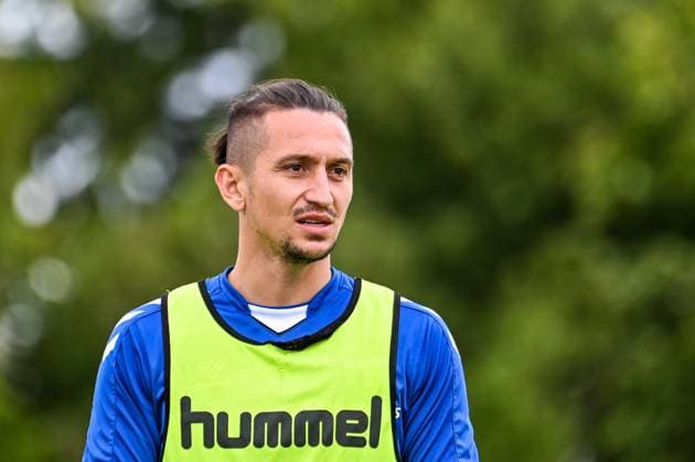 GER, 2. BL, 1. FC Magdeburg, Trainingslager in Bad Wörishofen 07.07.2025, Stadion Am Unteren Hart, Bad Wörishofen, GER, 2. BL, 1. FC Magdeburg, Trainingslager in Bad Wörishofen, im Bild Baris Atik (Magdeburg, 23)