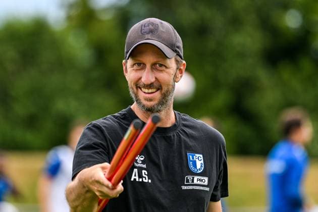 GER, 2. BL, 1. FC Magdeburg, Trainingslager in Bad Wörishofen 07.07.2025, Stadion Am Unteren Hart, Bad Wörishofen, GER, 2. BL, 1. FC Magdeburg, Trainingslager in Bad Wörishofen, im Bild Andreas Schumacher (Magdeburg)