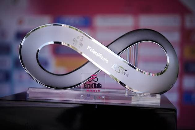 Luce infinita trophy during the 3rd stage of the Giro d™Italia Women, from Vezza d™Oglio to Trento, Italy Tuesday, July 08, 2025. - cycling .  Copyright: xMarcoxAlpozzi LaPressex