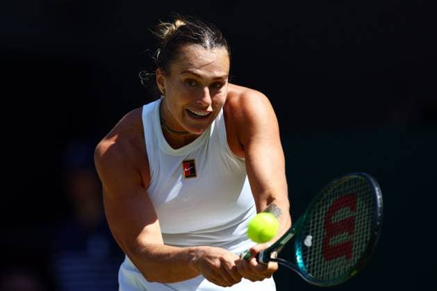 Aryna Sabalenka during her quarter final match Wimbledon Tennis Championships, Day 9, The All England Lawn Tennis and Croquet Club, London, UK - 08 Jul 2025London The All England Lawn Tennis and United Kingdom  Copyright: xJamesxMarsh Shutterstockx 15389336bq