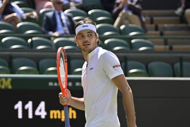 Tennis : Wimbledon -2025 - ITF - Tennis - Wimbledon - ITF - Taylor Fritz - Usa GB  Copyright: xChryslenexCaillaudx xPznewzx