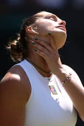 Aryna Sabalenka during her quarter final match Wimbledon Tennis Championships, Day 9, The All England Lawn Tennis and Croquet Club, London, UK - 08 Jul 2025London The All England Lawn Tennis and United Kingdom  Copyright: xEllaxLing Shutterstockx 15389337ac