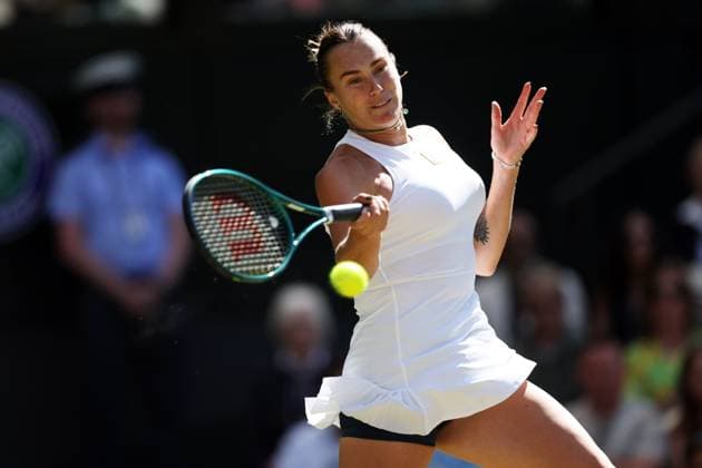 Aryna Sabalenka during her quarter final match Wimbledon Tennis Championships, Day 9, The All England Lawn Tennis and Croquet Club, London, UK - 08 Jul 2025London The All England Lawn Tennis and United Kingdom  Copyright: xEllaxLing Shutterstockx 15389337af