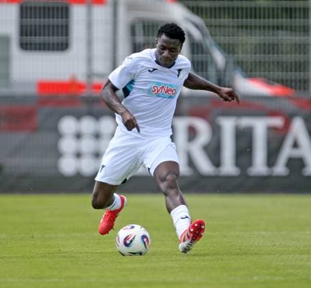 Precious Benjamin (Hoffenheim) . SV Wehen Wiesbaden vs TSG Hoffenheim 2 . Taunusstein, GER, 04.07.2025 ,Testspiel Fussball 3. Liga 2025 2026 .