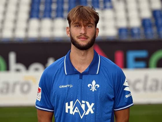 08.07.2025, xjhx, Fussball 2.Bundesliga, SV Darmstadt 98 Fototermin Saison 2025 26, Killian Corredor ; SV Darmstadt 98 2.BL; Porträttermin 2025 2026 Darmstadt