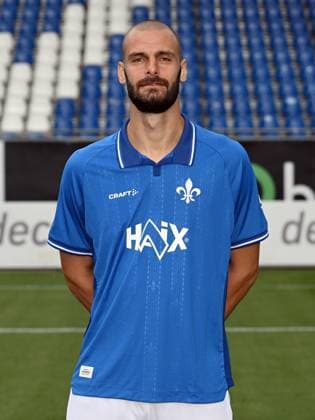 08.07.2025, xjhx, Fussball 2.Bundesliga, SV Darmstadt 98 Fototermin Saison 2025 26, Aleksandar Vukotic ; SV Darmstadt 98 2.BL; Porträttermin 2025 2026 Darmstadt