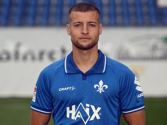 08.07.2025, xjhx, Fussball 2.Bundesliga, SV Darmstadt 98 Fototermin Saison 2025 26, Fabian Nürnberger, ; SV Darmstadt 98 2.BL; Porträttermin 2025 2026 Darmstadt