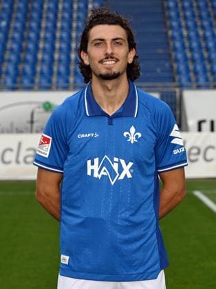 08.07.2025, xjhx, Fussball 2.Bundesliga, SV Darmstadt 98 Fototermin Saison 2025 26, Fraser Hornby ; SV Darmstadt 98 2.BL; Porträttermin 2025 2026 Darmstadt