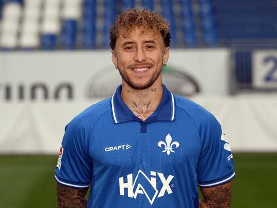 08.07.2025, xjhx, Fussball 2.Bundesliga, SV Darmstadt 98 Fototermin Saison 2025 26, Luca Marseiler ; SV Darmstadt 98 2.BL; Porträttermin 2025 2026 Darmstadt