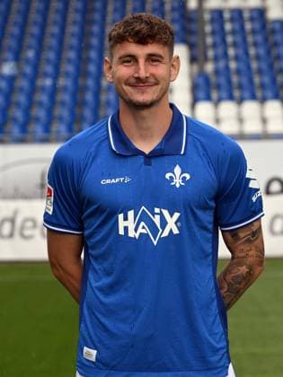 08.07.2025, xjhx, Fussball 2.Bundesliga, SV Darmstadt 98 Fototermin Saison 2025 26, Matej Maglica ; SV Darmstadt 98 2.BL; Porträttermin 2025 2026 Darmstadt