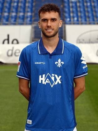 08.07.2025, xjhx, Fussball 2.Bundesliga, SV Darmstadt 98 Fototermin Saison 2025 26, Sergio Lopez ; SV Darmstadt 98 2.BL; Porträttermin 2025 2026 Darmstadt
