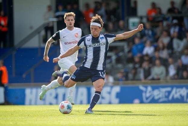 Fussball, Herren, Saison 2025 26, Testspiel, Hertha BSC - TSV Havelse, Fabian Reese (Hertha BSC), 08.07. 2025, Copyright: xSebastianxRäppold MatthiasxKochx