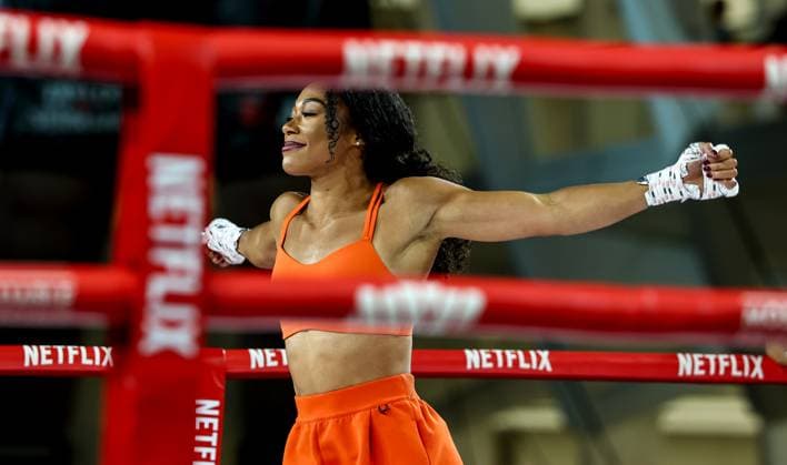Katie Taylor Vs Amanda Serrano Open Workouts, Oculus World Trade Center, New York City, USA 8 7 2025 Alycia Baumgardner Alycia Baumgardner 8 7 2025  Copyright: x INPHO GaryxCarrx 0U5A7910