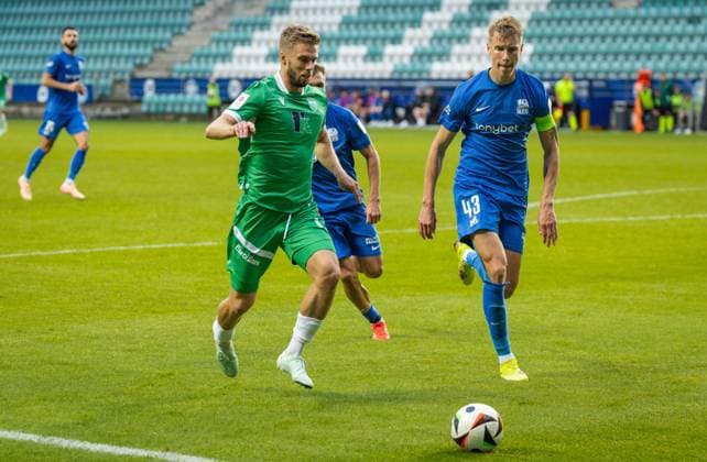 08.07.2025, Tallinn. UEFA Champions League first qualifying round. FCI Levadia VS RFS 0:1. Photo Madis Veltman, Postimees Tallinn Harjumaa Estonia 1MV08JUL25A34  Copyright: xMadisxVeltmanx 43 Å½iga LipuÅ¡cek