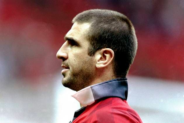 960813 Fotboll, Träningsmatch, Manchester United, ManU - Inter, 0-1: Eric Cantona, Manchester United. *** 960813 Football, Training Match, Manchester United Inter, 0 1 Eric Cantona, Manchester United  Copyright: BILDBYRAN BB960813BB051